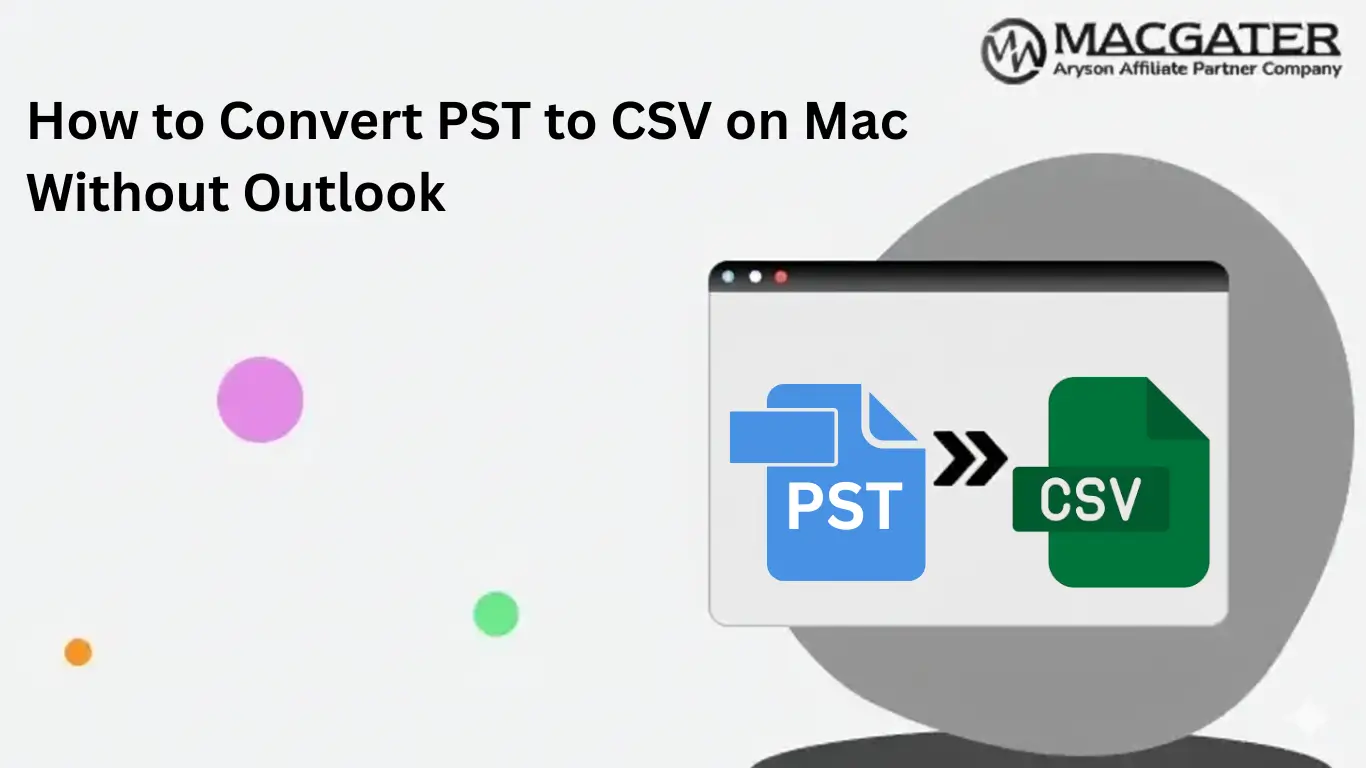 Convert PST to CSV