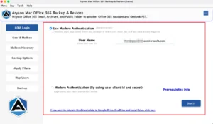 You have to sign in using Office 365 account credentials