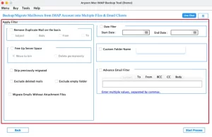 You have to apply optional filters and click Start Process.