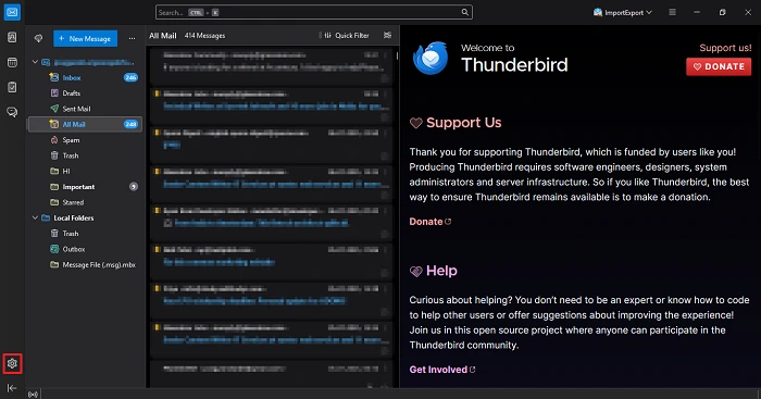 Download and installing the Mozilla Thunderbird