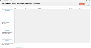 Select File or Select Folder option