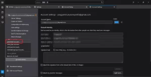 click Add Mail Account