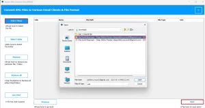 Select files/folders