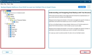 You can preview your selected EML file