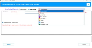 Select email client from the option