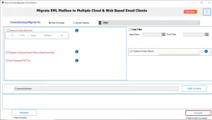 Select saving location and click Convert