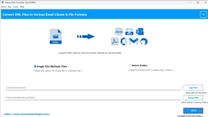 Open the MacGater EML Converter