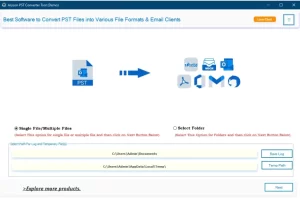 Install the PST to EML Converter