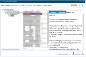 Preview before conversion