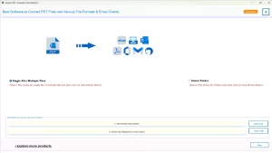 Start the MacGater PST Converter