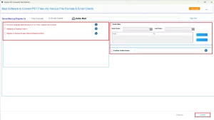 Apply filters and click Convert