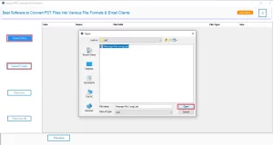 Select file/folder option