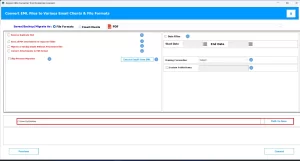 Provide path to save