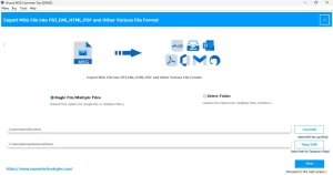 Launch MSG Converter