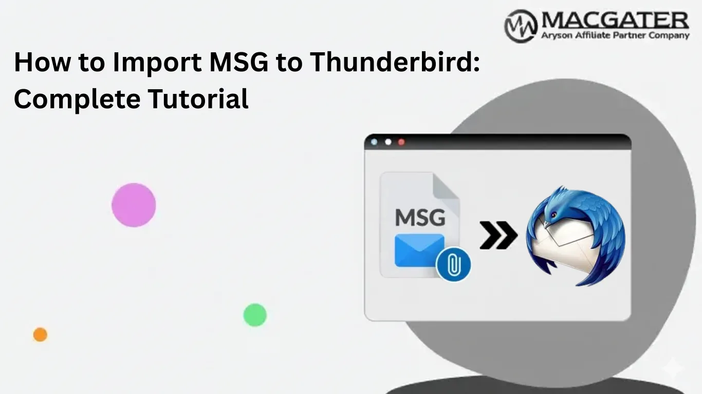 Import MSG to Thunderbird