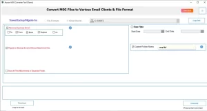 Set filters then click Convert