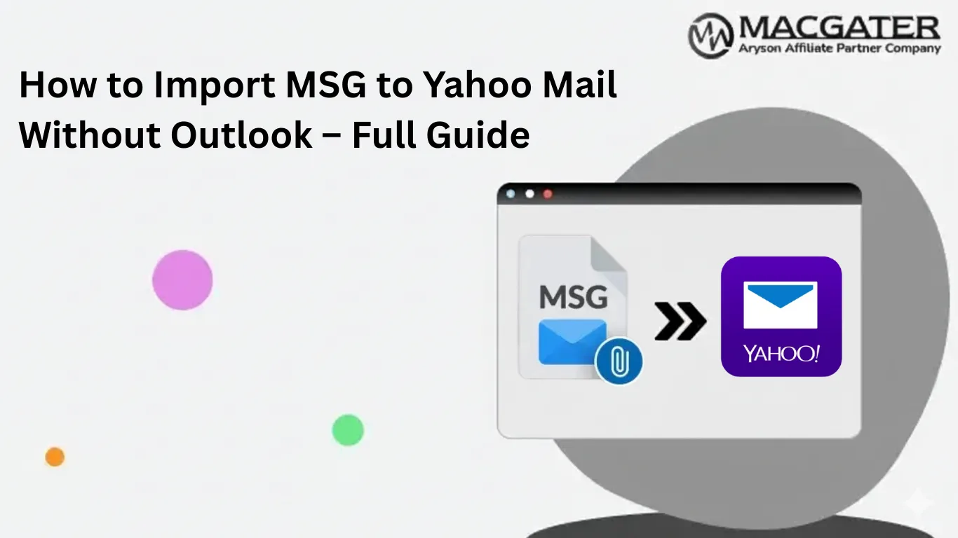 Import MSG to Yahoo Mail