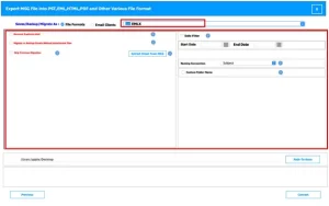 EMLX as the desired output format 