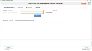 Enter the iCloud credentials