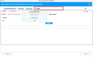 Select Zoho Mail (or IMAP) as the destination email platform