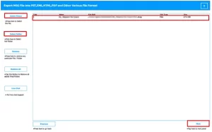 You need to add MSG files or folders