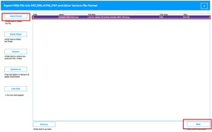  Add MSG files or folders