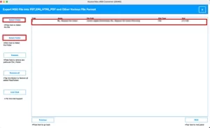 You can add your MSG files or folders into the software