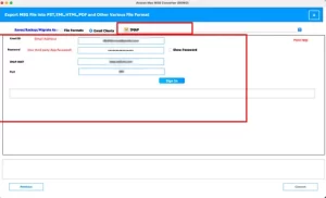 Choose IMAP as output- Enter Yandex Mail credentials