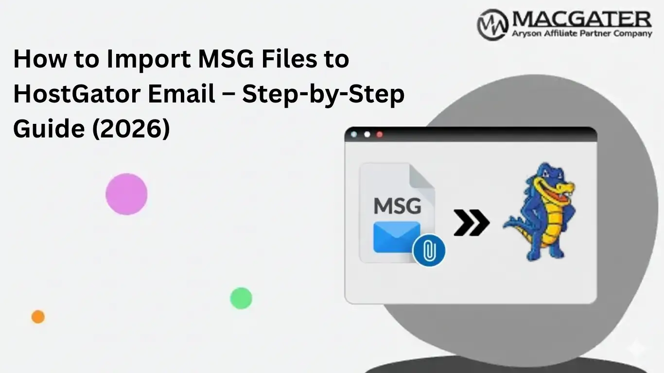 Import MSG to HostGator Mail