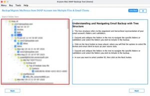 You preview from the given panel & pick the desired files 