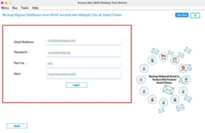 You have to enter the correct login details 