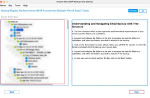Select the mailbox files/folders